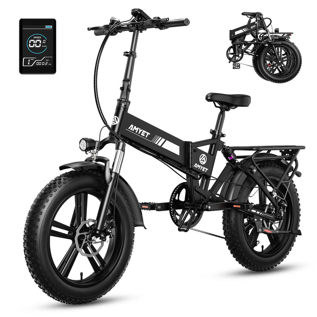 AMYET EB20 Electric Bike for Adults with 720Wh LG Removable Battery,Peak 1500W Motor,and 30MPH Top Speed (Black)