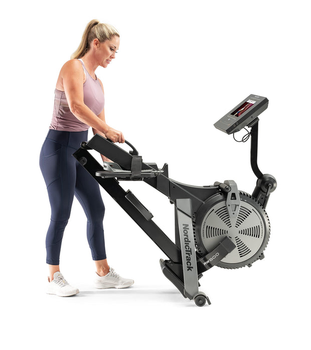 NordicTrack RW600; iFIT-Enabled Rower with 7” Pivoting Touchscreen and SpaceSaver Design